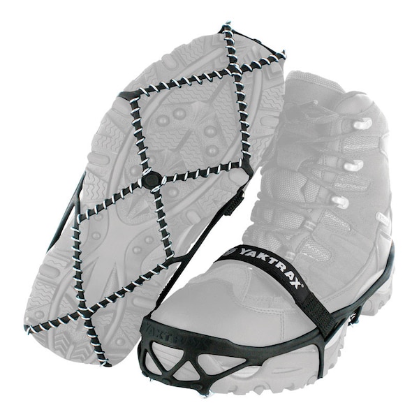 Yaktrax Yaktrax Pro Unisex Rubber/Steel Snow and Ice Traction Black XL Waterproof 1 pair 08615 - main